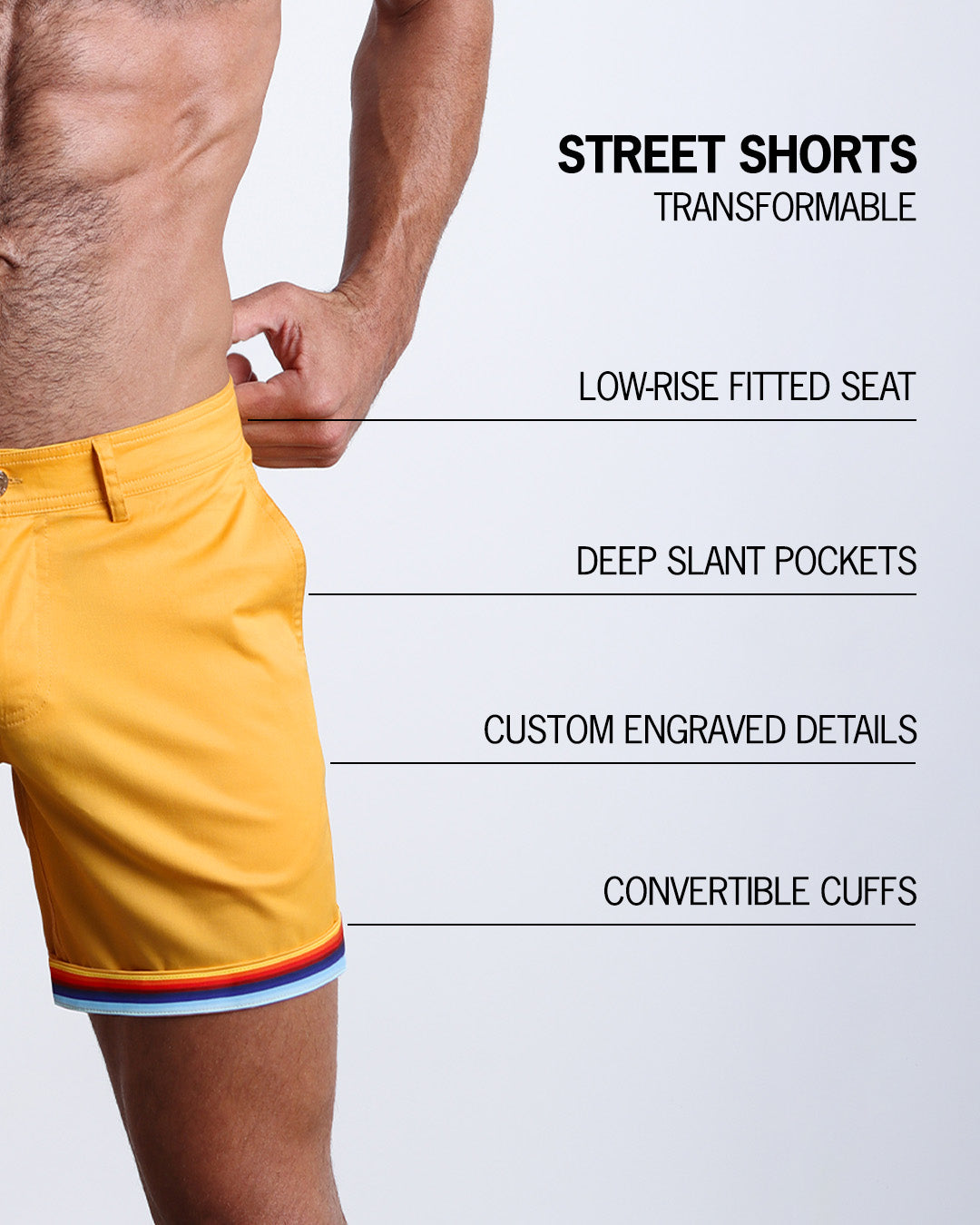 45 - Shorts ON MUSTARD Street