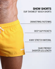 RADIANT YELLOW - Show Shorts