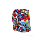 Back view of a sexy men’s flex shorts by the Bang! Clothes brand of men's beachwear from Miami.